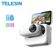 ฟิล์มกันรอยกระจกเทมเปอร์ของ telemin สำหรับ Insta 360 GO 3แก้วป้องกันกันฝุ่นสำหรับอุปกรณ์เสริม GO 3