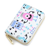 [Upgraded Version] Cross Pattern Short Coin Purse Scratch Resistant Wallet Ticket Card Wallet Small Wallet Leather Wallet Small Bag Girl