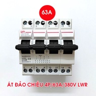 Át đảo chiều 4P 63A 380v LWR - APTOMAT ĐẢO CHIỀU 3 PHA 4 CỰC LWR 63A