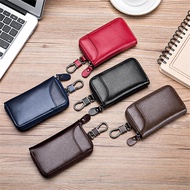 Mini Key Purse Card Bag Small Car Key Wallet Key Organizer Men's Key Wallet Key Holder Organizer Leather Keychain