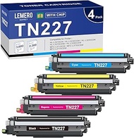 LEMERO UEXPECT Compatible TN227 Toner Cartridge Replacement for Brother TN227 TN227BK TN-227 TN223 T