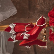 Xiuhe Wedding Shoes women's Wedding Shoes women's Wedding Shoes red Wedding Shoes women's new bridal