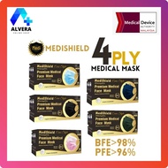 Medical Face Mask 4ply 50pcs MEDISHIELD 4ply Colour Mask Premium high quality face mask affordable p