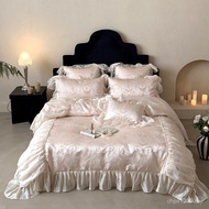 Er Style Xiangdongfang Length 2.0m Autumn Winter Lace Four 2025 Fleece Bed Sheet French Four-Piece S
