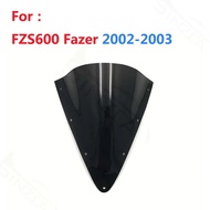 For YAMAHA FZS600 FZS 600 Fazer 2002-2003 Touring Windshield Windscreen Wind Deflectors Black