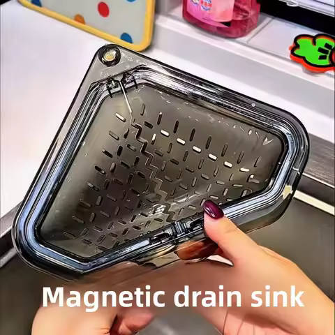 Separate Anti-leak Sink Drain Basket Filter Quickly Detachable Openable Bottom Cover Kitchen Sink Fi