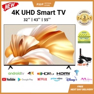 Smart TV | 55inch 43inch 32inch Android TV | Netflix&Youtube | Dolby Audio | Wifi | Bluetooth