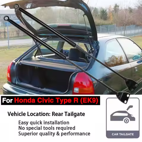 Rear Tailgate Struts For Honda Civic Type R EK9 1997-2000 Hatchback Trunk Boot Lift Supports Shock D