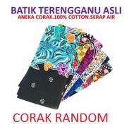 [SIAP JAHIT] BATIK TERENGGANU ASLI SARUNG COP TERENGGANU ASLI PEMBORONG BATIK ASLI kain SELESA+SERAP AIR+ COTTONwomen sk