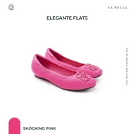 LA BELLA  รองเท้าคัชชูหนังแกะ รุ่น ELEGANTE FLATS 12 สี