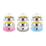 2 Layer Egg Steamer Food Reheat