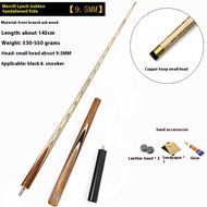 Bear Billiards Club Small Head 9MM10MM Black 8 Plus Heavy Duty Double Section Split Snooker Big Head