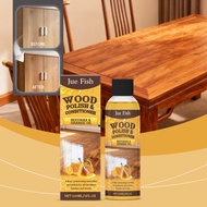 Jue Fish Beeswax Furniture Wood Polish & Conditioner - Beeswax & OrangeOil for Wood Cleaner and Poli