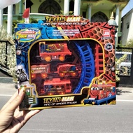 Mainan Anak Laki-laki Kereta Api Spiderman 877 75 Murah | Mainan Edukasi Anak Train-Man king Of Spid