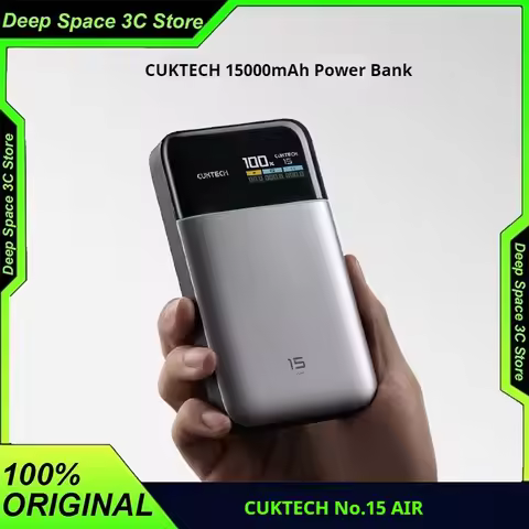CUKTECH No.15 AIR 100W Portable Power Bank 15000mAh Two-Way Fast Charging Powerbank With 3C Certific