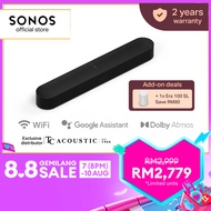 Sonos Beam Gen 2 Soundbar With Dolby Atmos For Your Smart TV