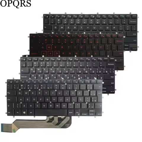 New Russian RU/US/Brazil/Spanish Latin laptop keyboard For DELL P69G P69G001 P83G P83G001 P58F P58F0