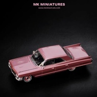 MK 1/64 Cadillac Regal Ice Berry Pink Alloy Diecast Car Model Toy Birthday Gift