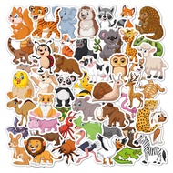 ❉ Forest Animals Series 02 Mini Kids Rewards Stickers ❉ 50Pcs/Set DIY Fashion Waterproof Doodle Deca