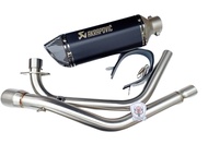 ชุดท่อ Demon Gr200R ท่อแต่งDemon gr200r+ปลายท่อ AK14 นิ้วมีจุกลดเสียง