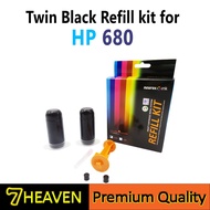 NEUROX Ink Refill Kit 30ML (Black) HP 680BK for Printer HP 2135, HP 3635, HP 4535, HP 3835, HP 4675