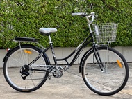 จักรยานแม่บ้าน 26นิ้ว WINN COCO วิน โคโค มีเกียร์ 6สปีด มีที่ล็อคจักรยาน
