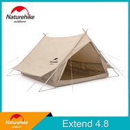 Naturehike Glamping Cotton Tent Outdoor Camping 2 Person Tent Extend 4.8