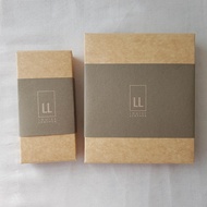 Louise Leather: Kraft box with Sleeve