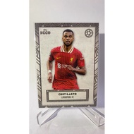 Gakpo Footballer Card Szoboszlai Jota Danns Nyoni Liverpool FC TOPPS DECO 2024