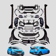 Honda Civic fc FK7 hatchback type R bodykit body kit front side rear bumper skirt lip spoiler typeR fender grill grille