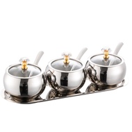 Zwilling Stainless steel seasoning jars combination set of household loaded salt shaker sugar shaker