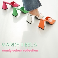 [MAFIA] MARRY HEELS/ heels Wanita casual heels 9 cm