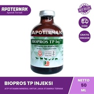 BIOPROS TP INJ 50ml 100ml - ATP Vitamin Mineral Penguat Otot Jaga