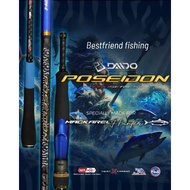 DAIDO POSEIDON MACKAREL Jigging Rod Solid Carbon Fuji Guides Ring
