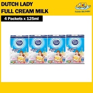 Dutch Lady UHT Milk 4 x 125ml - Full Cream Milk