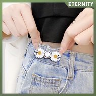 ETERNITY 1Pc Tighten Waist Button for Women Skirt Pants Jeans Adjustable Waist Clip Metal Pins Cloth
