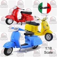Toy Diecast Motorcycle 1: 18 Vespa - Piagio 50 98 125 150 300 946 GT LXV LX ET3 GTR GTS PX PK MP5 P1