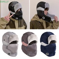 EGALLY Earflap Hats, Warm Windproof Bomber Cap, Winter Russian Thickening Soft Ear Protectors Hats O
