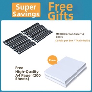 High-End Printer Consumables Carbon Ribbon for HPRT MT800Q Printer 2 Rolls/Box Small Size Home Use S