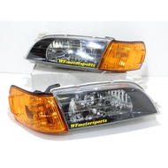 [ READY STOCK ] Toyota Corolla AE100 AE101 EE100 Front Crystal Smoke Head Lamp & Amber Signal Lamp 1