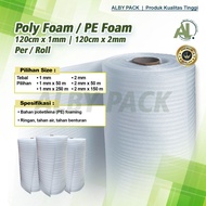 PE Foam Busa Sheet 1MM 2MM × 50 Meter Busa Polyfoam