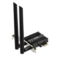 EDUP PCI-E WiFi 6 Network Card AX1800Mbps Bluetooth 5.2 Heat Sink 802.11AX 2.4Ghz/5.8Ghz Wireless PC
