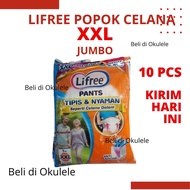 (10 pieces) Lifree Pants Diapers XXL Jumbo Pempes Pempers Adult Diapers for the Elderly Lifree Power