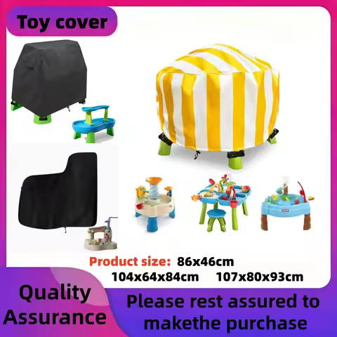 Water Table Cover Waterpark Outdoor Sand Water Play Table Cover 34X34X18 inch-(Cover only)