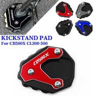 For HONDA CB500X CB 500 X 2013-2023 CL500 300 2021-UP CNC Kickstand Enlarge Plate Foot Side Stand E