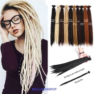 WELLNESSSPOT Hair Extension Fashion 20 Inch Handmade Cosplay Wig Reggae Braiding Braiding Hair
