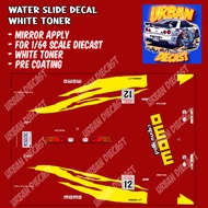 Decal hot wheels acura integra edwin fast furious [white toner] hot wheels fast and furious