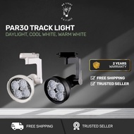 Track Light Casing / With Bulb (PAR30),Black/White, 20W/ 35W, 3000K 4000K 6000K