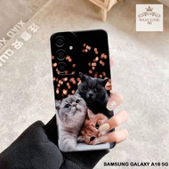 Softcase Samsung A16 5G - Rajacase - Casing Samsung A16 5G - Motif case cats - Protector handphone -