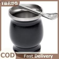 TBRBG Bộ bầu Yerba Mate Bộ tách trà và bom mát hai lớp bằng thép không gỉ